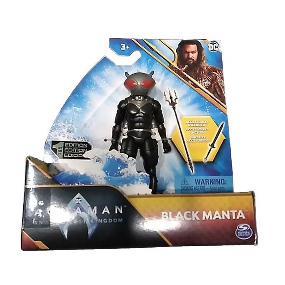 2023 Spin Master Steel Suit Aquaman and Black Manta 4” Fig - The Lost Kingdom - Picture 7 of 16